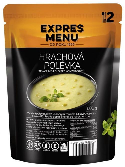 Hotové jídlo Expres menu Hrachová polévka (2 porce)