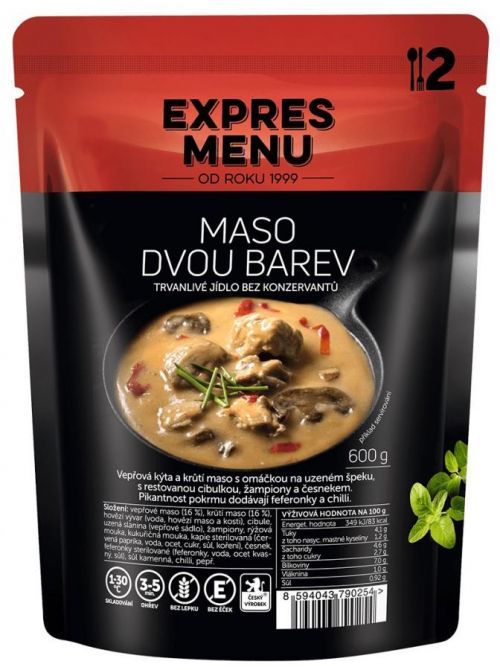 Hotové jídlo Expres menu Maso Dvou Barev 600g