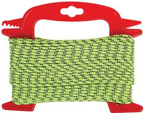 Šňůra Bo-Camp Guy Rope Reflective 20 m 3 mm Barva: žlutá/černá