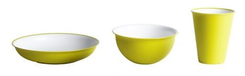 Sada nádobí Omada Sanaliving Set 3pcs Barva: žlutá