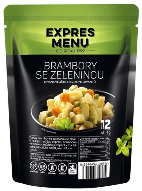 Hotové jídlo Expres menu Brambory se zeleninou 400 g