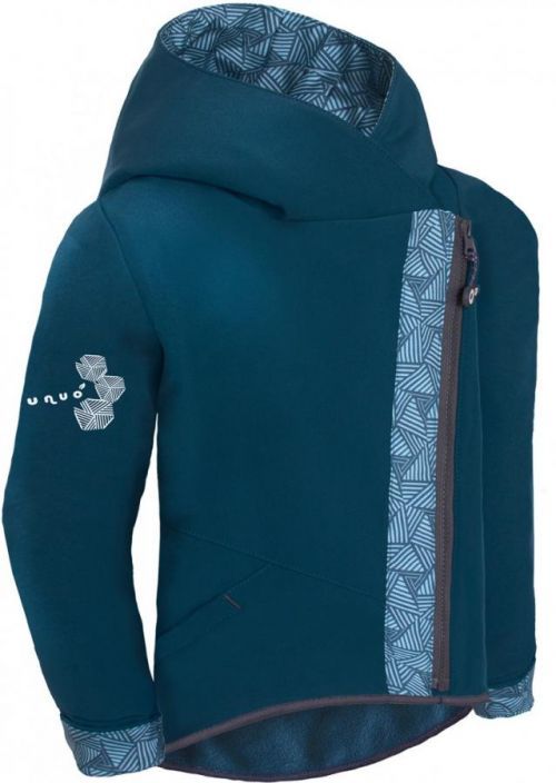 Dětská softshellová bunda Unuo Fleece Cross Dětská velikost: 122-128 / Barva: modrá