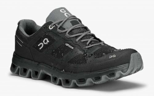 Dámské běžecké boty On Cloudventure Waterproof Velikost bot (EU): 40,5 / Barva: černá/šedá