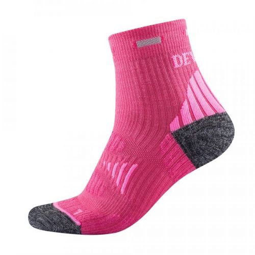 Ponožky Devold Energy Ankle woman sock Velikost ponožek: 35-37 / Barva: růžová