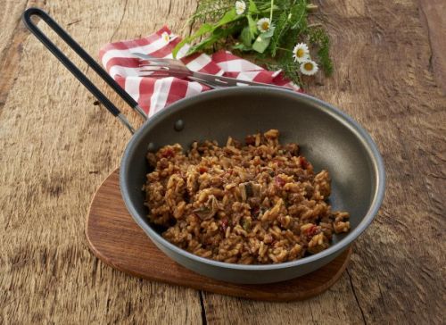 Dehydrované jídlo Trek’n Eat Výběrová hovězí směs Stroganoff s rýží
