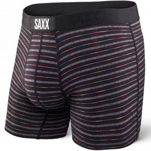 Boxerky Saxx Vibe Boxer Brief Velikost: S / Barva: černá/červená