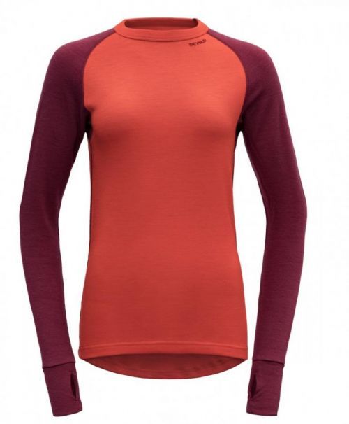 Dámské triko Devold Expedition Shirt W Velikost: L / Barva: červená