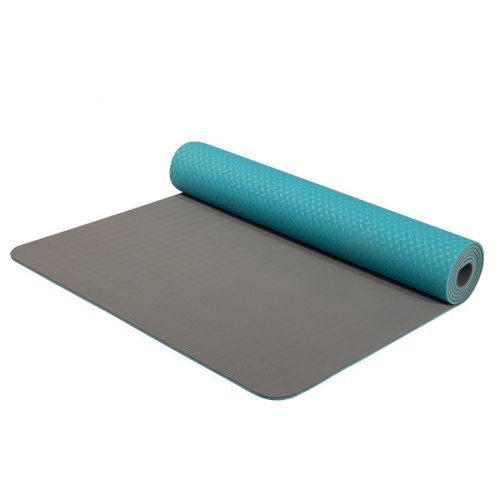 Podložka Yate Yoga Mat dvouvrstvá TPE Barva: modrá / šedá