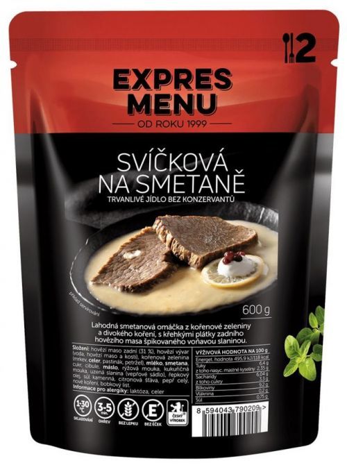 Hotové jídlo Expres menu Svíčková na smetaně 600 g