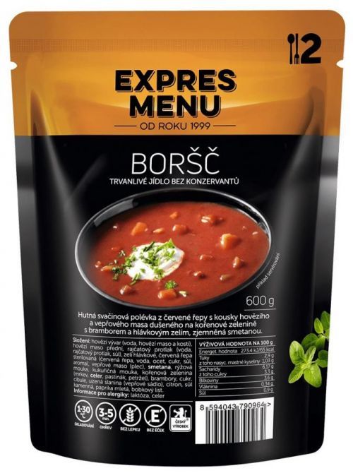 Polévka Expres menu Boršč 600 g