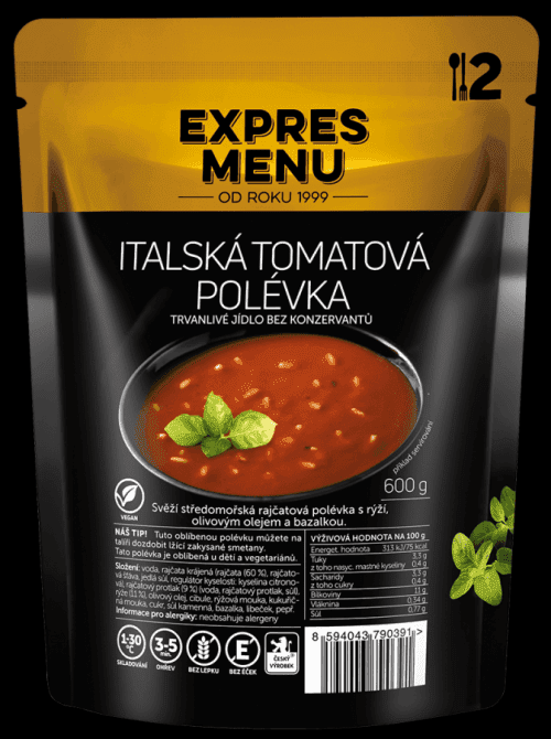 Polévka Expres menu Italská tomatová polévka