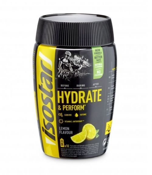 Isotonický prášek Isostar Hydratace & Výkon 400 g Příchuť: citron