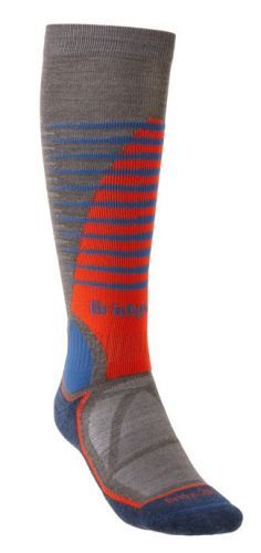 Pánské ponožky Bridgedale Ski Midweight Velikost ponožek: 40-43 / Barva: hnědá