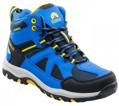 Dětské boty Elbrus Plaret Mid WP Jr Velikost bot (EU): 29 / Barva: modrá/žlutá