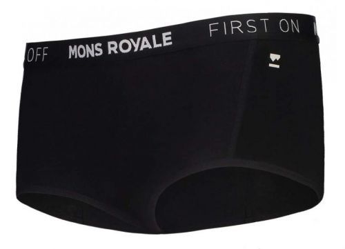 Dámské funkční kalhotky Mons Royale Sylvia Boyleg Velikost: XS / Barva: černá