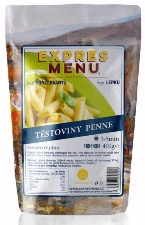 Hotové jídlo Expres menu Těstoviny penne (2 porce)