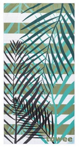 Ručník Towee Palms Green 70 x 140 cm