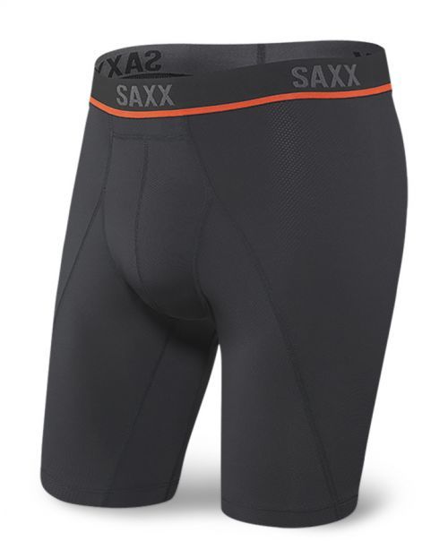 Boxerky Saxx Kinetic HD Long Leg Velikost: M / Barva: černá