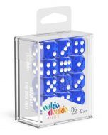 Oakie Doakie Dice Dice Set Translucent Blue - D6 12mm (36x)