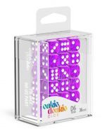 Oakie Doakie Dice Dice Set Translucent Purple - D6 12mm (36x)