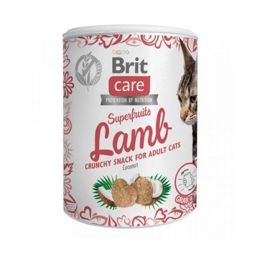 Brit Care Cat Snack Superfruits Lamb 100g