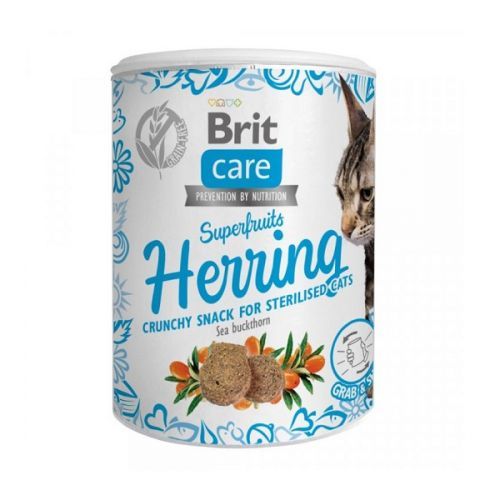 Brit Care Cat Snack Superfruits Herring 100g