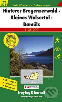 Hinterer Bregenzerwald, Kleines Walsertal, Damüls 1:35 000 - freytag&berndt