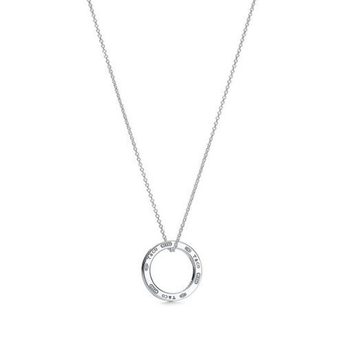 Tiffany & Co. Elegantní stříbrný náhrdelník 1837® 25049179 (řetízek, přívěsek) + originální balení