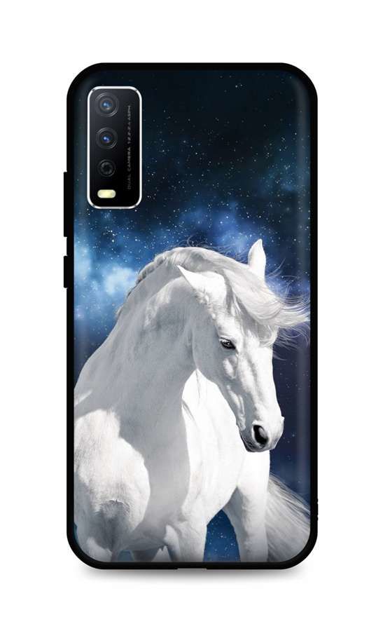 Kryt TopQ Vivo Y20s silikon White Horse 67117