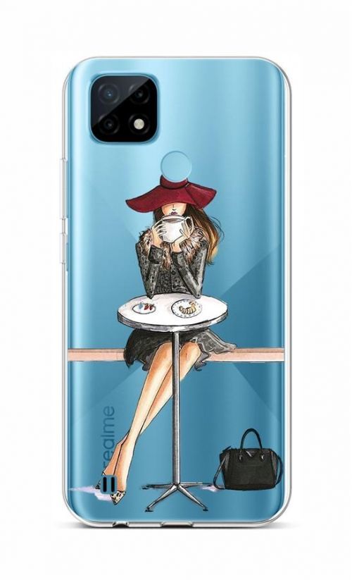 Kryt TopQ Realme C21 silikon Lady 6 66854