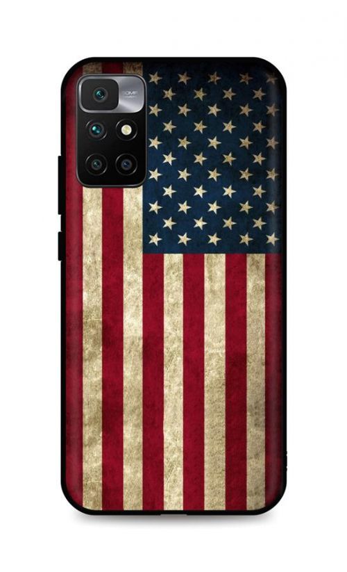 Kryt TopQ Xiaomi Redmi 10 3D silikon Amerika 66499