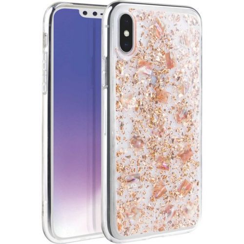 UNIQ Lumence Clear iPhone XS Max růžovo zlaté