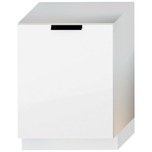 Dvířka Pro Vestavnou Myčku  Denis 60pz Bílý Satén Mat