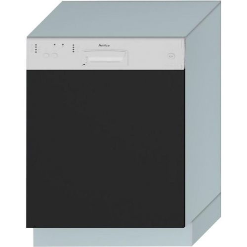 Dvířka Pro Vestavnou Myčku  Denis 60po Černá Mat