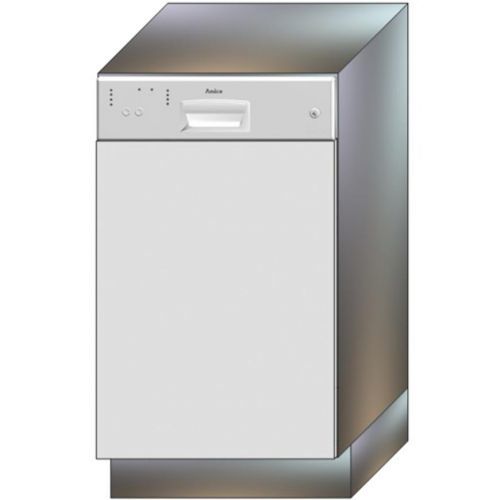 Dvířka Pro Vestavnou Myčku  Bono 45po Bílá Alaska