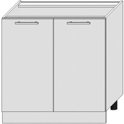 Kuchyňská Skříňka Bono D80 Bílá Alaska/Bílý