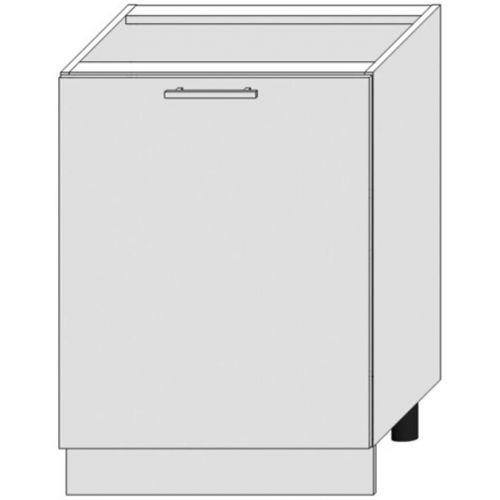 Kuchyňská Skříňka Bono D60 Pl Bílá Alaska/Bílý