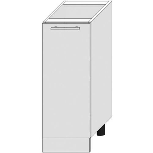 Kuchyňská Skříňka Bono D30 Cargo + Koš Bílá Alaska/Bílý