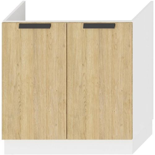 Kuchyňská Skříňka Denis D80zl Dub London/Bílý