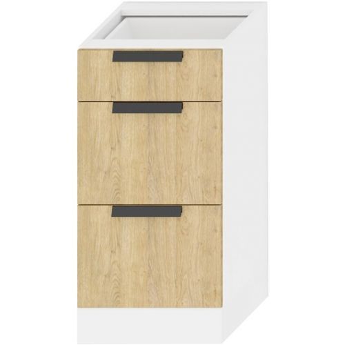 Kuchyňská Skříňka Denis D40s/3 Dub London/Bílý