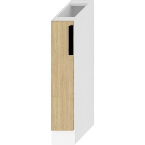 Kuchyňská Skříňka Denis D15 Cargo + Koš Dub London/Bílý