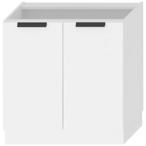 Kuchyňská Skříňka Denis D80 Bílý Satén Mat/Bílý