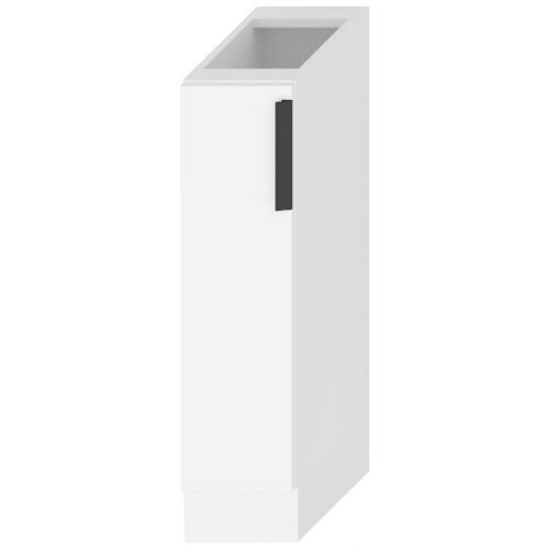 Kuchyňská Skříňka Denis D20 Cargo + Koš Bílý Satén Mat/Bílý