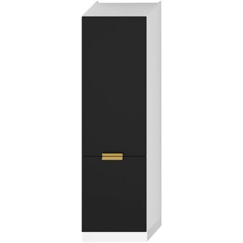 Kuchyňská Skříňka Denis D60lo 2133 Pl 2fr Černá Mat Continental/Bílý