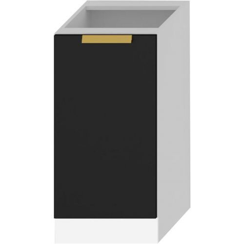 Kuchyňská Skříňka Denis D40 Pl Černá Mat Continental/Bílý