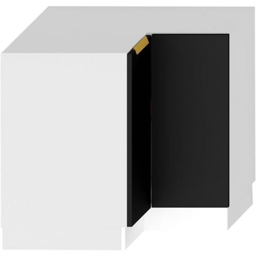 Kuchyňská Skříňka Denis Drp Pl Černá Mat Continental/Bílý