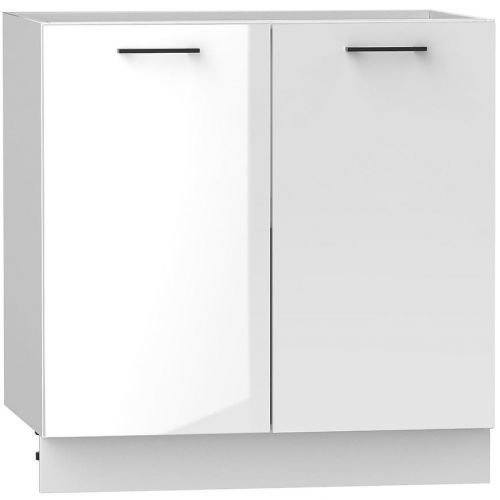 Kuchyňská Skříňka Oscar D80 Bílý Lesk/Bílý