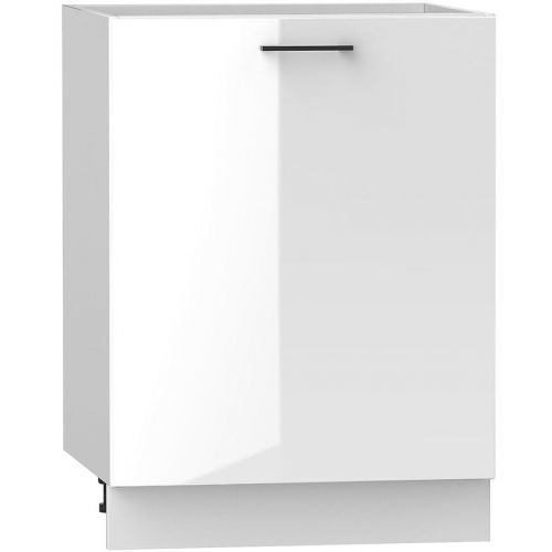 Kuchyňská Skříňka Oscar D60 Pl Bílý Lesk/Bílý