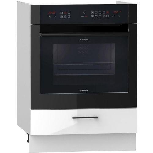 Kuchyňská Skříňka Oscar Dk60 Bílý Lesk/Bílý