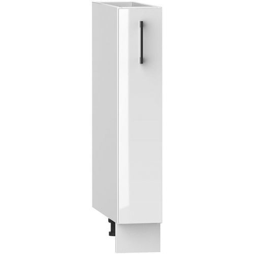 Kuchyňská Skříňka Oscar D15 Cargo + Koš Bílý Lesk/Bílý